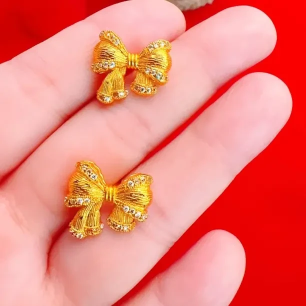 合金耳饰 MG 经典蝴蝶耳钉0.10g