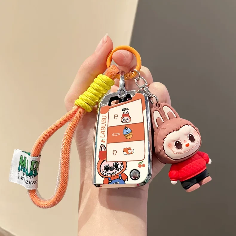 适用大众拉布布钥匙套探岳帕萨特宝来迈腾polo朗逸cc途岳/TPU保护