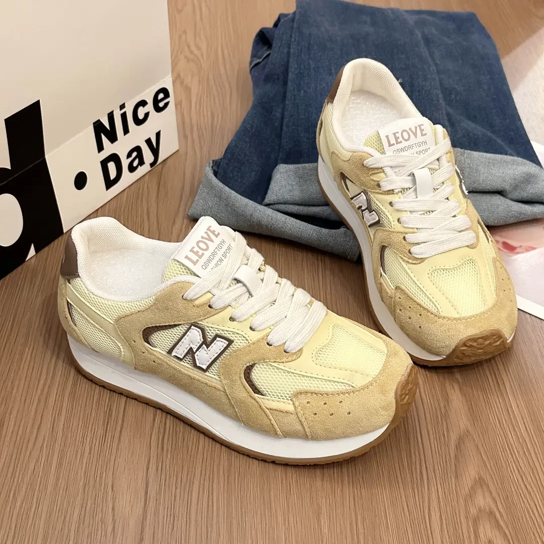 潮流夏季系带阿甘鞋厚底时尚休闲女鞋韩版德训鞋透气百搭潮鞋