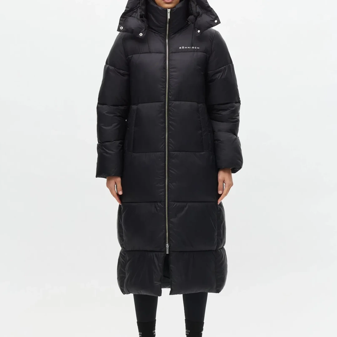 25481女款长款加厚棉衣