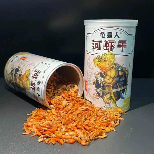 龟星人虾干鱼干自然晾晒溪流虾无盐乌龟猫鼠各类宠物零食饲料