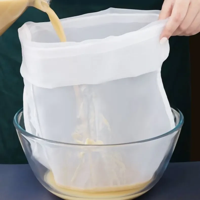 超细密挤馅布食品过滤网饺子馅挤水袋葡萄酒豆浆过滤残渣果汁蔬菜