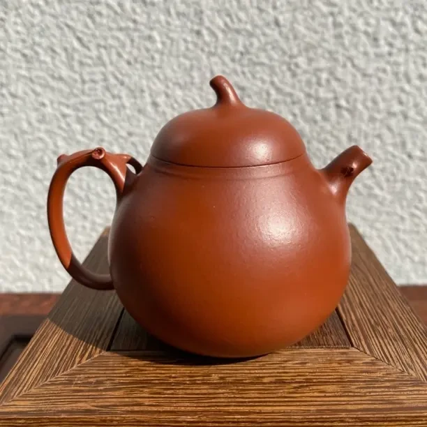 梨香款式贴花葡萄半手工水平壶紫砂壶