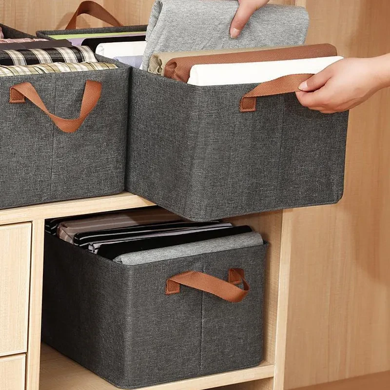 PP板衣物收纳盒水洗折叠收纳箱防潮大容量储物盒衣柜裤子整理收纳