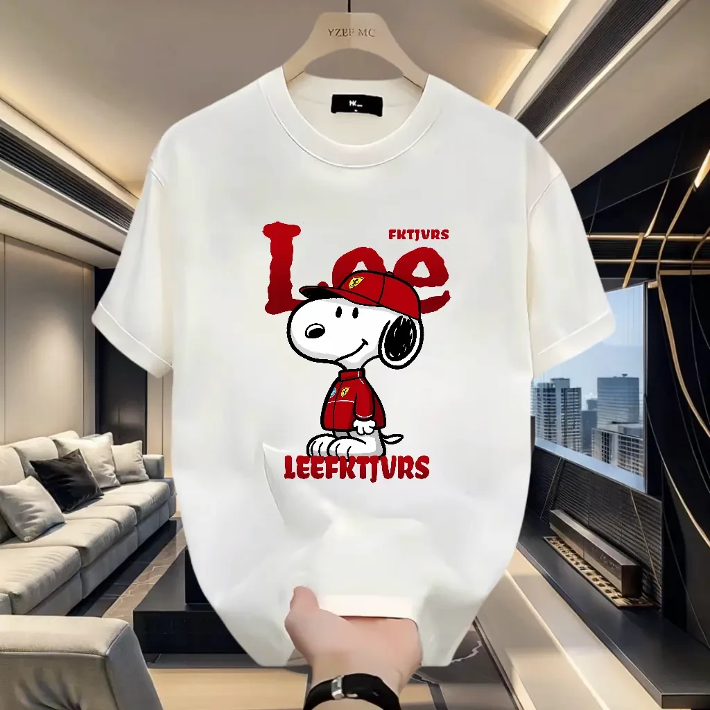 2025夏季爆款男士纯棉短袖T恤休闲百搭轻奢体恤百搭上衣T美式潮牌