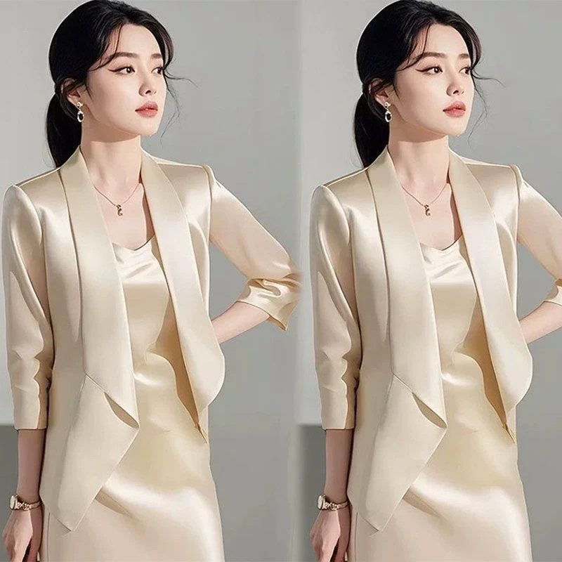 【奥特莱斯撤柜】2025套装春秋新款女装时尚轻奢高级感女人味西装外