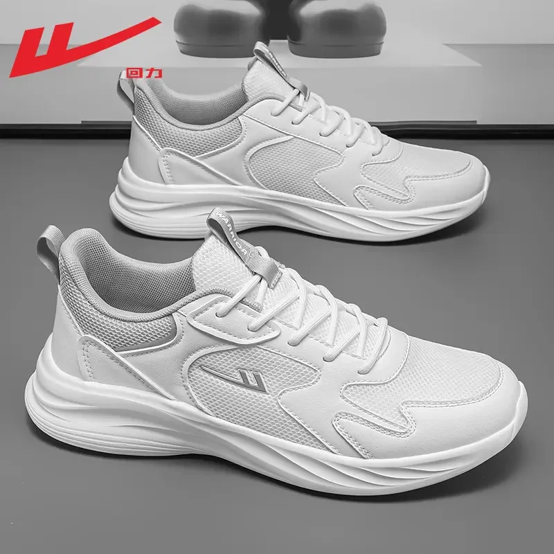 回力男鞋运动鞋春季2025新款百搭网面透气休闲鞋减震舒适跑步鞋男
