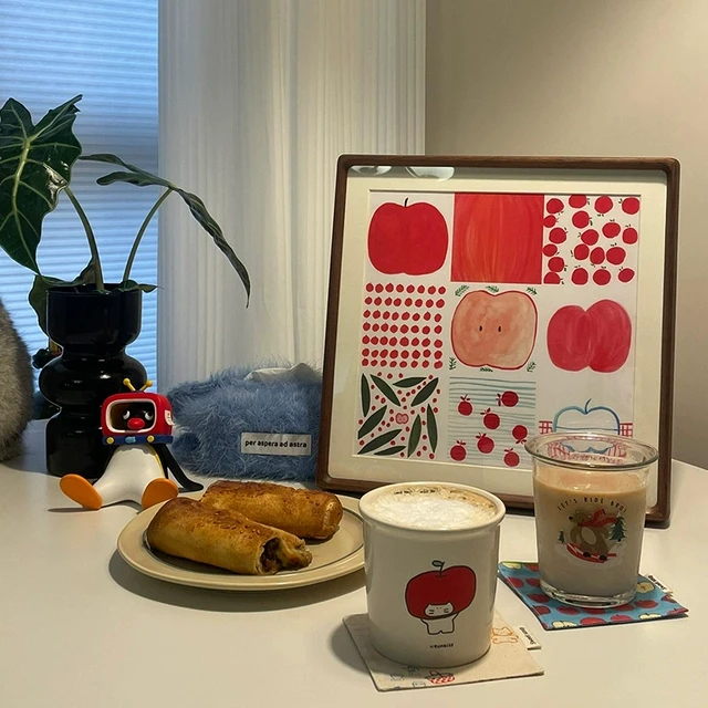 苹苹安安 小众艺术客厅装饰画现代简约圣诞氛围卧室壁画玄关挂画