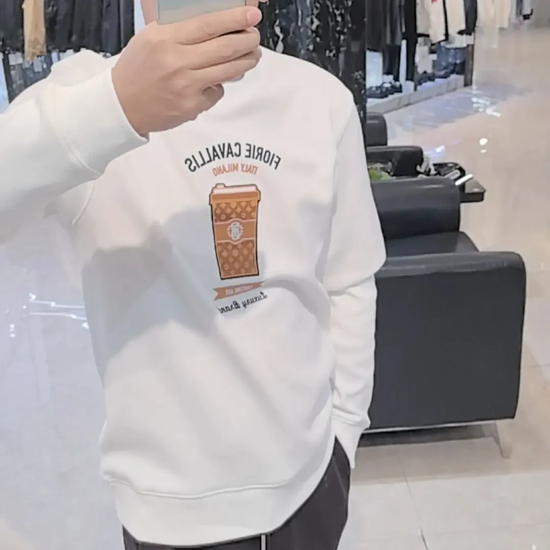 25秋冬休闲时尚加绒男士卫衣