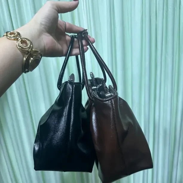 韩式纯色云朵单肩单根拉链斜挎包单肩款磁扣手提款