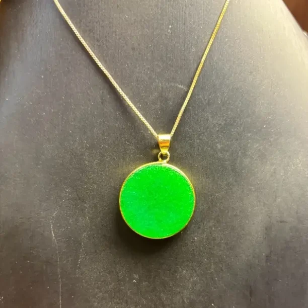 中号小圆牌吊坠d008