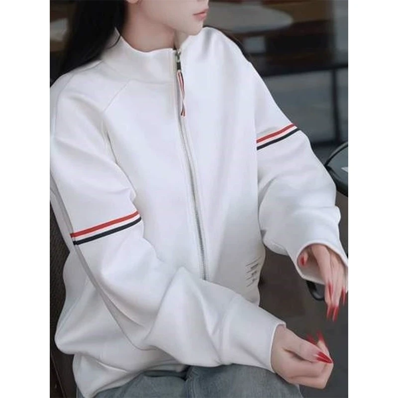 香朵儿休闲时尚洋气百搭外套女2025春秋新款英伦风休闲夹克衫女