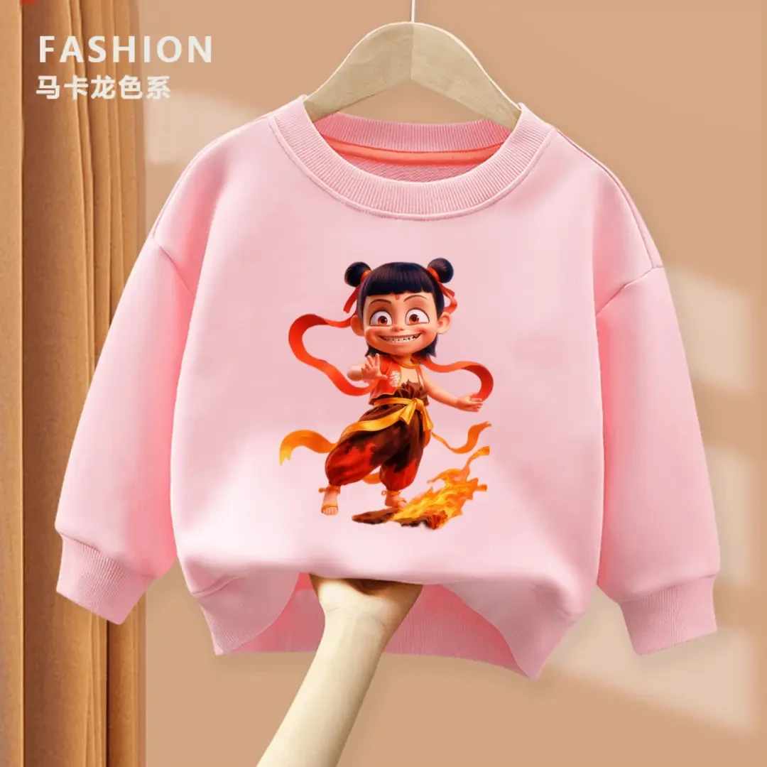 哪吒魔童闹海 儿童卫衣春秋款长袖男童女童宝宝中小童中国风长袖