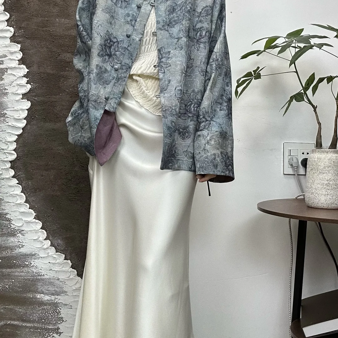 【战国策外套】丝毛上衣对襟双穿圆领开衫（胸围118 长69）