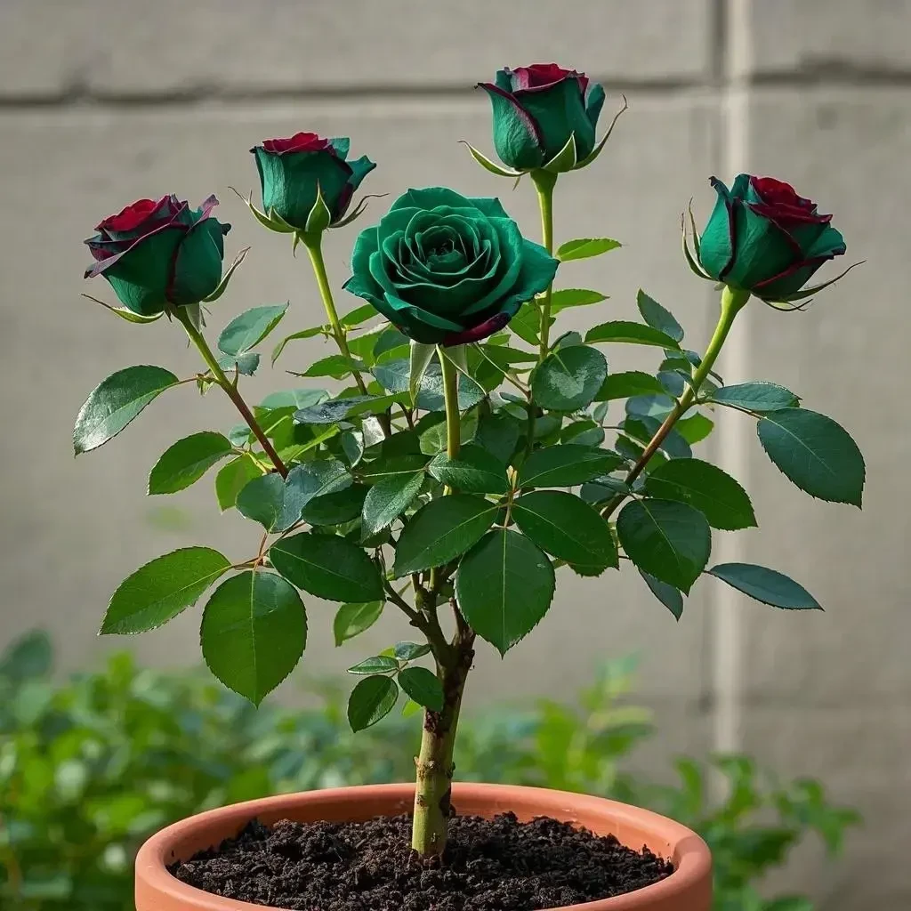 云南苏格红绿【稀有新品种】阳台庭院彩玫瑰花老桩苗浓香型花苗花卉