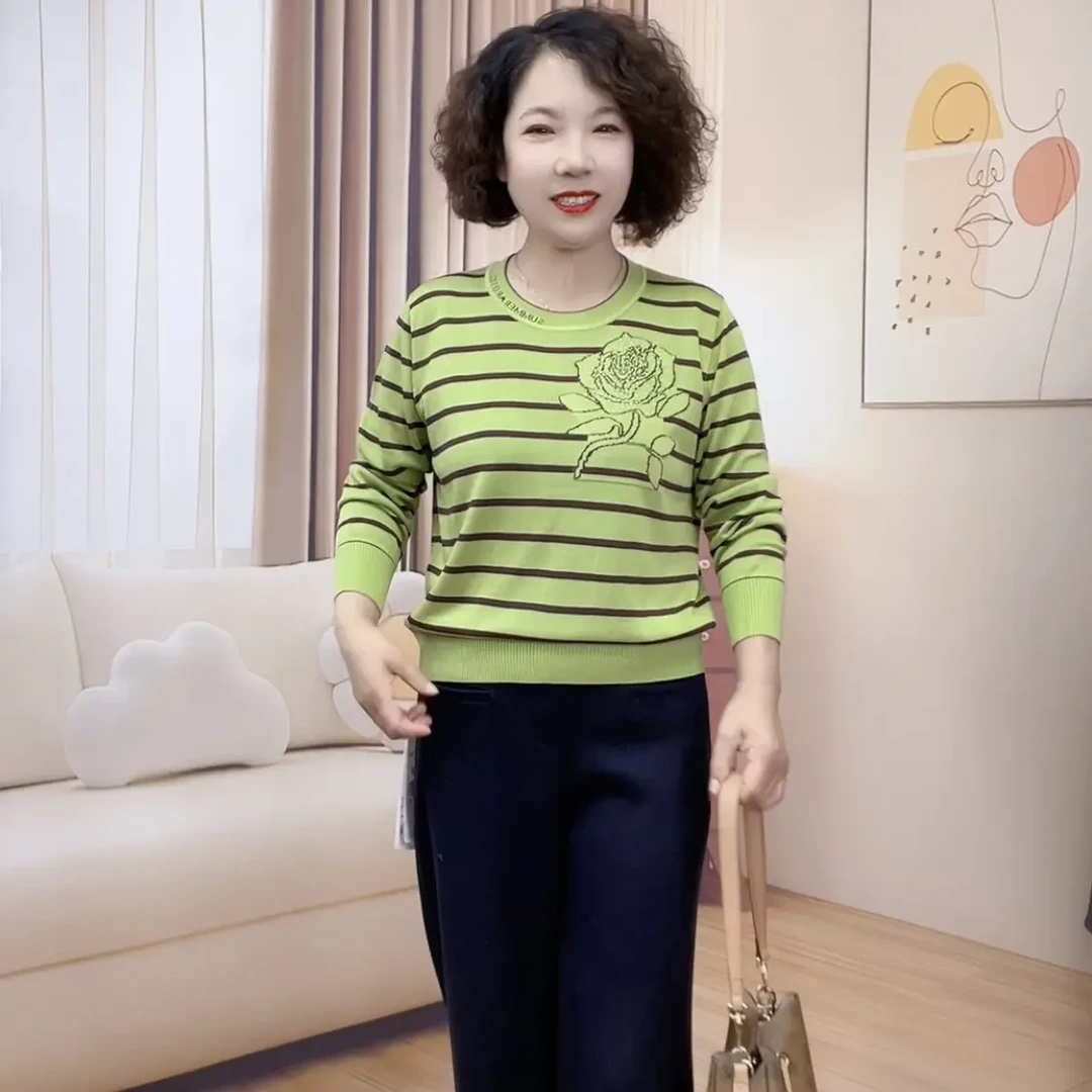 981411新款圆领莱赛尔天丝衫