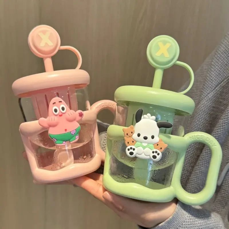 2025新款夏季ins高颜值爆款家用大容量杯子学生简约可爱喝水杯子