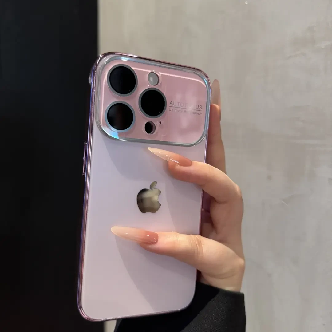 新款简约大视窗适用iPhone17promax手机壳高级iPhone16小众时尚