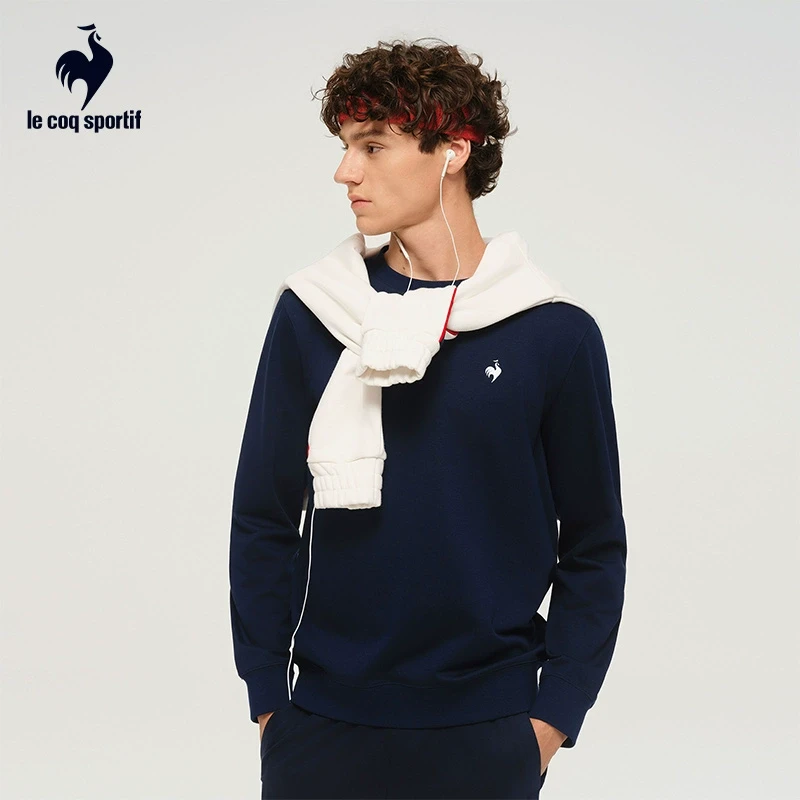 乐卡克法国公鸡2025男女百搭卫衣运动休闲时尚套衫L251UCNTST01