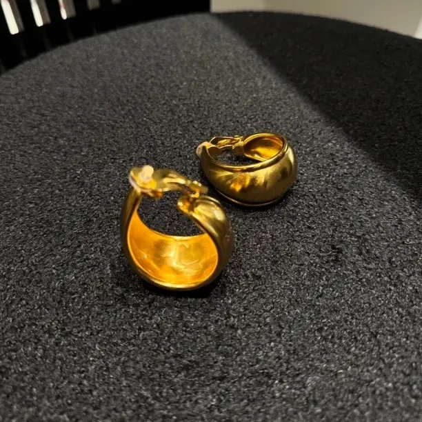 纯铜耳饰 KENNAZHU 复古金铜耳饰（哑光）