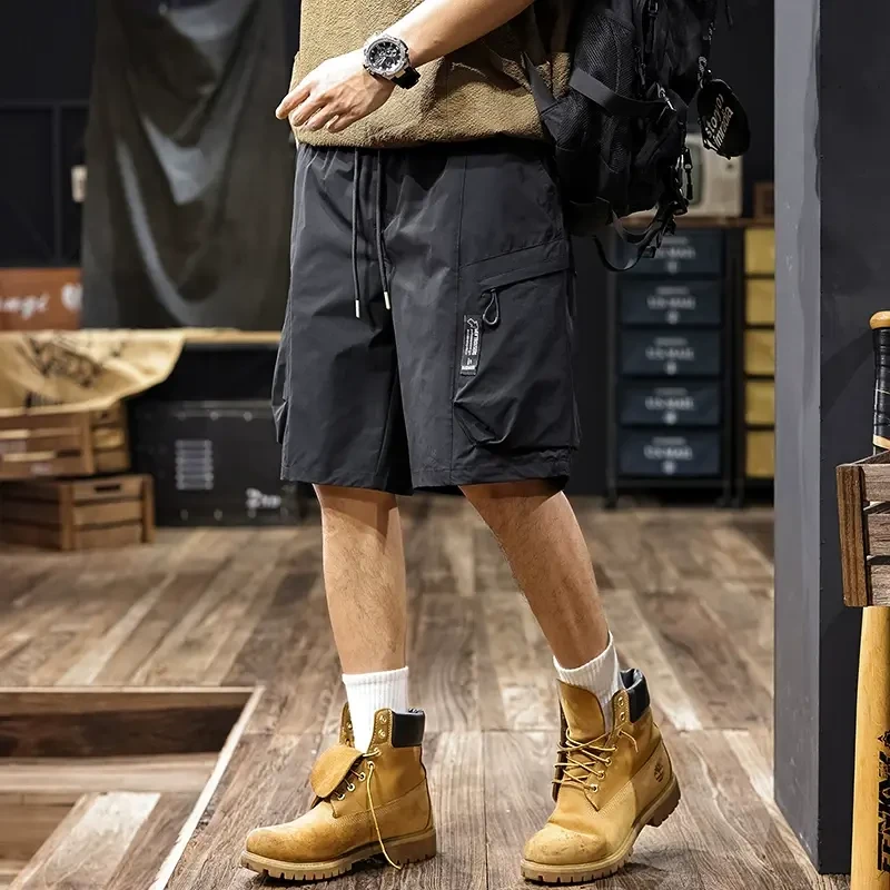 jeep吉普夏季薄款工装短裤男轻薄透气速干五分裤男士休闲宽松中裤