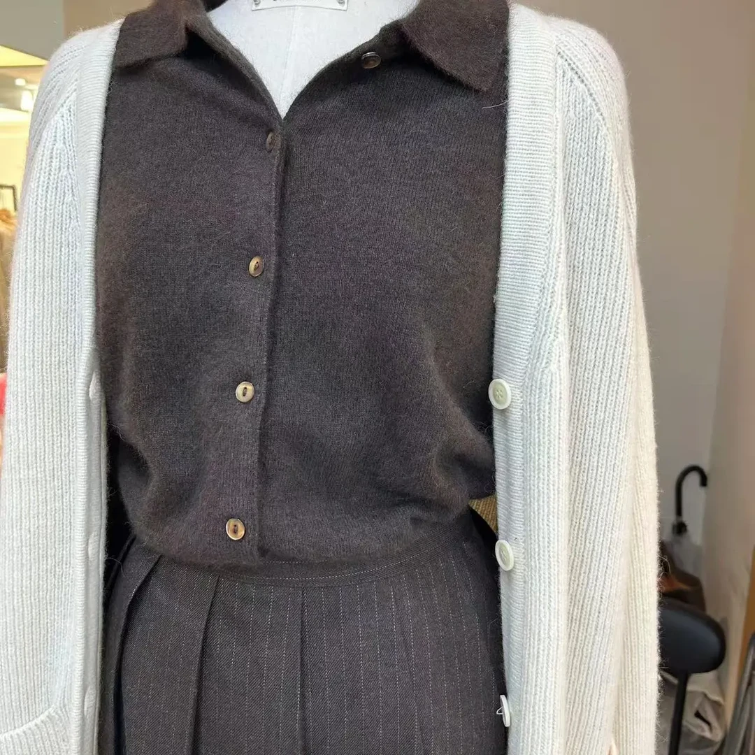 No退No换韩国东大门女装2025新款针织开衫女314e