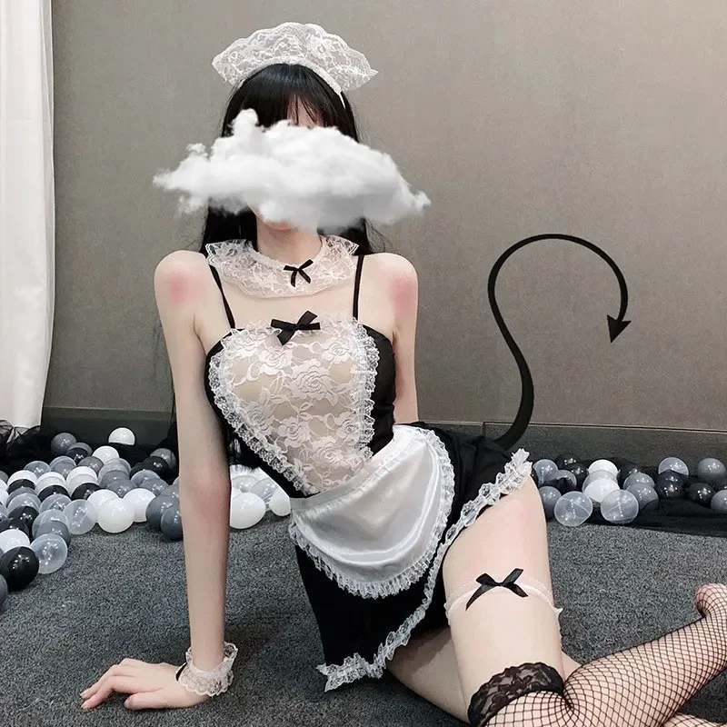 内衣女性感诱惑女仆佣制服装丝袜