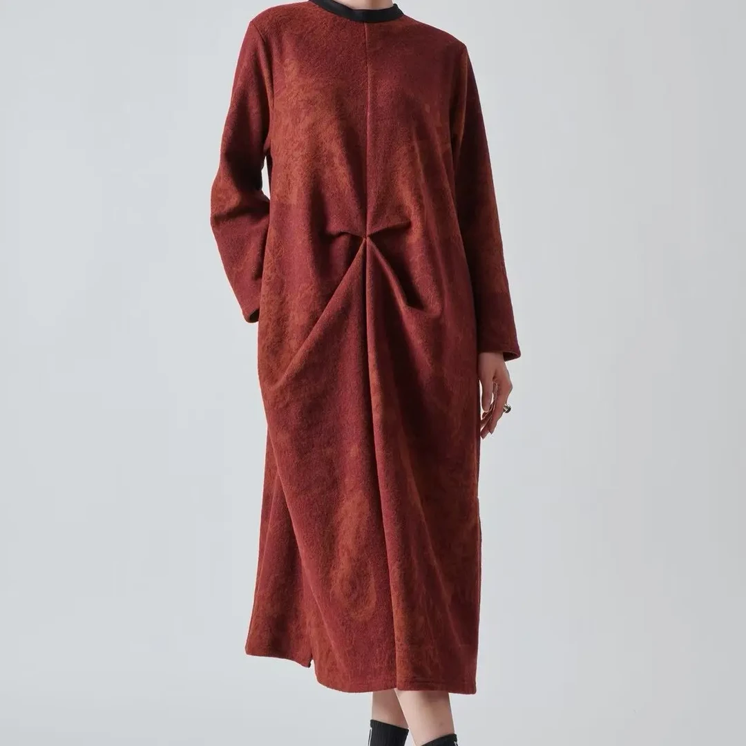 24D8239秋冬高端大气洋气连衣裙