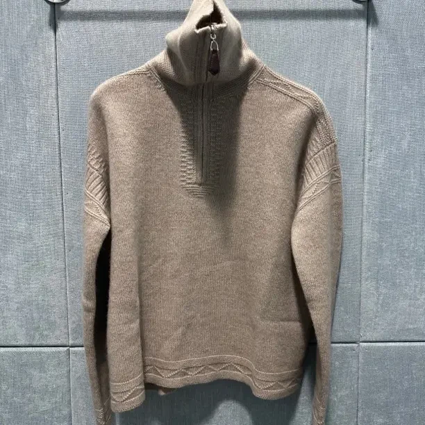 秋冬新款老钱风Polo领山羊绒混纺毛衣