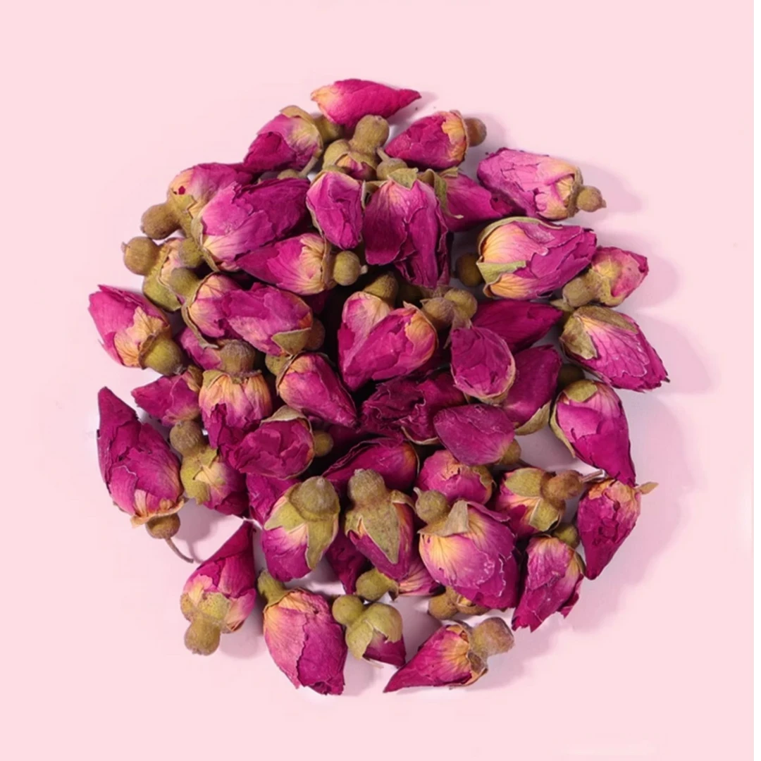 平阴红玫瑰花茶花冠茶新鲜山东平阴玫瑰玫瑰花茶女生适合