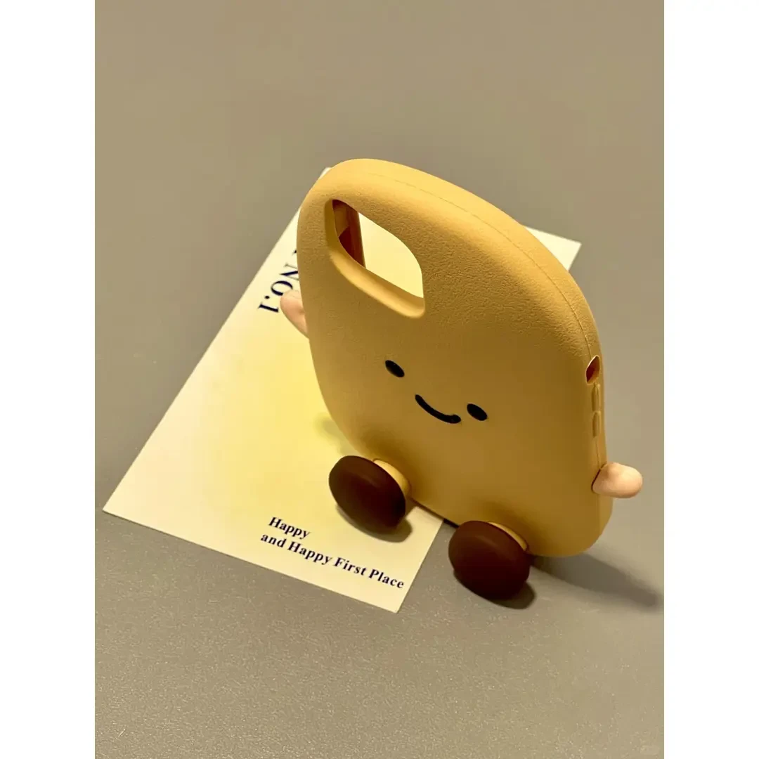 小土豆小短腿适用苹果16promax手机壳15/14立体硅胶13/12保护壳