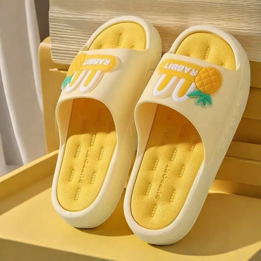 2024拖鞋女款夏季外穿厚底防滑不臭静音软底居家踩屎感一字拖鞋女