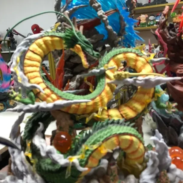 七龙珠神龙与小悟空许愿场景手办模型动漫周边摆件