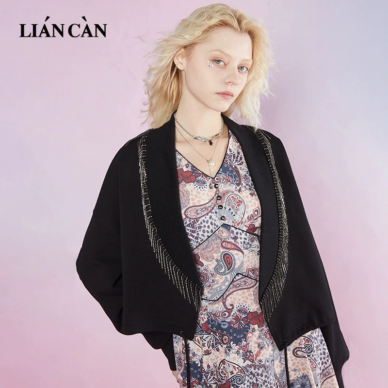 莲灿2025新原创流苏设计减龄外套宽松修身显瘦百搭上衣71VF137002