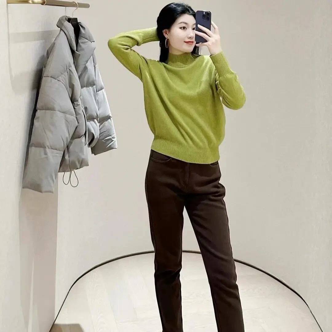 歌L思  豆寇种子绿羊毛衫