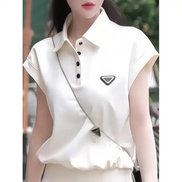 欧货polo领短袖上衣2025夏季新款大码胖mm韩版时尚休闲减龄T恤女