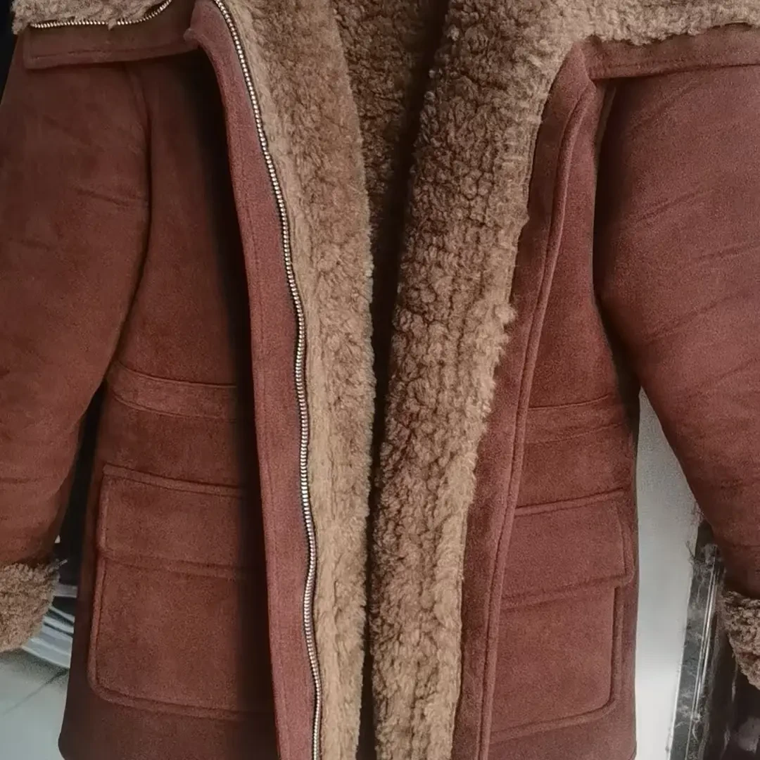 大码毛呢外套时尚日常胖妹妹显瘦宽松减龄冬季