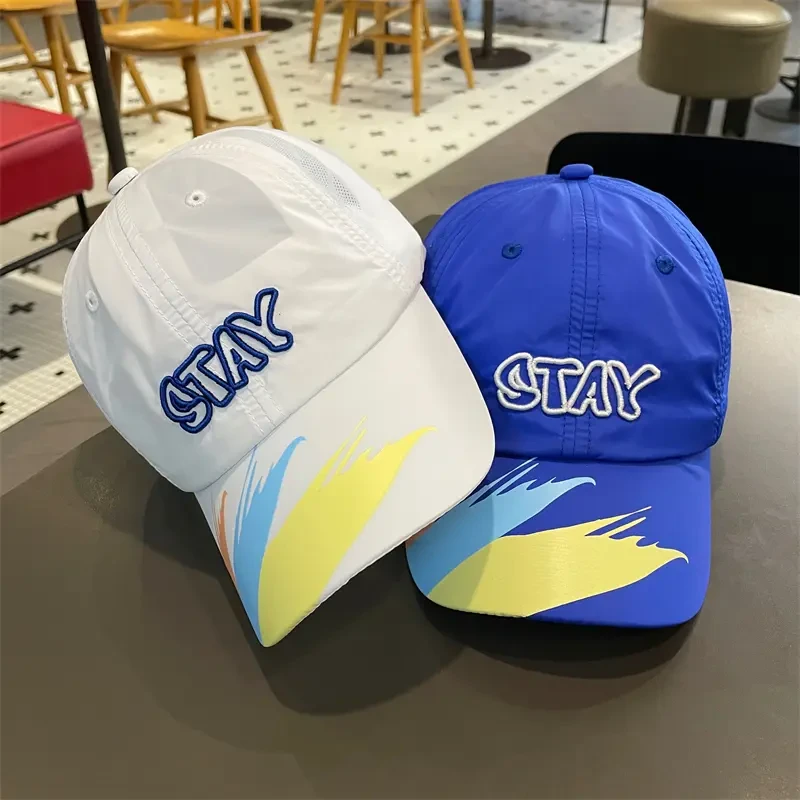 户外儿童棒球帽夏季薄款速干中大童防晒帽幼儿园男女孩遮阳鸭舌帽