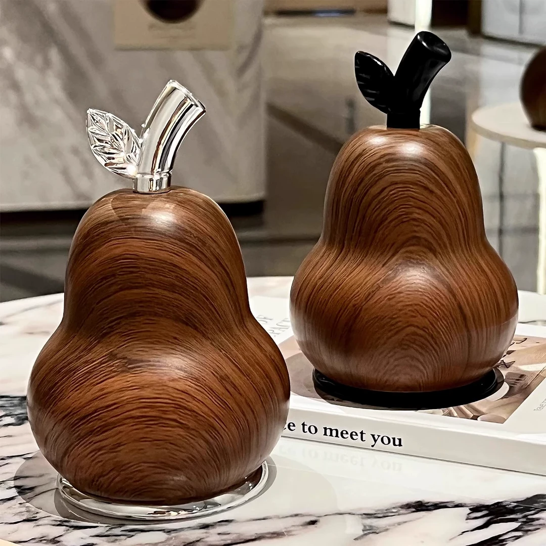 创意仿胡桃木轻奢牙签盒家用客厅牙签筒桌面茶几防尘牙线棉签收纳