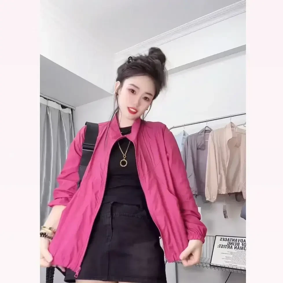 雪儿推荐夏季立领薄款女女装夏季开衫短外套短款气质透气
