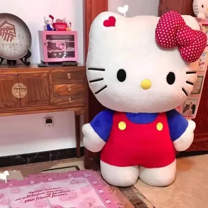HelloKitty公仔睡觉抱枕玩偶超大KT凯蒂猫毛绒娃娃玩具生日礼物JY