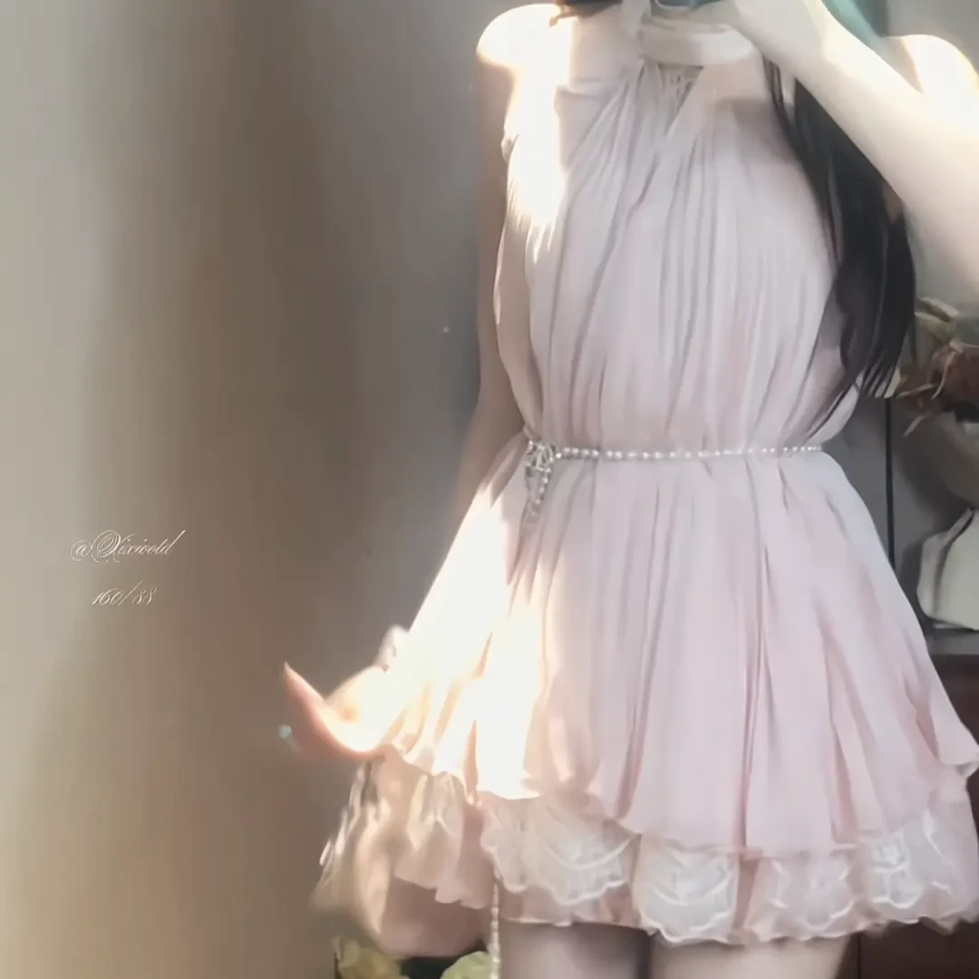 心动法则 夏季新款纯欲风温婉大方气质甜美小个子设计感上衣短裙