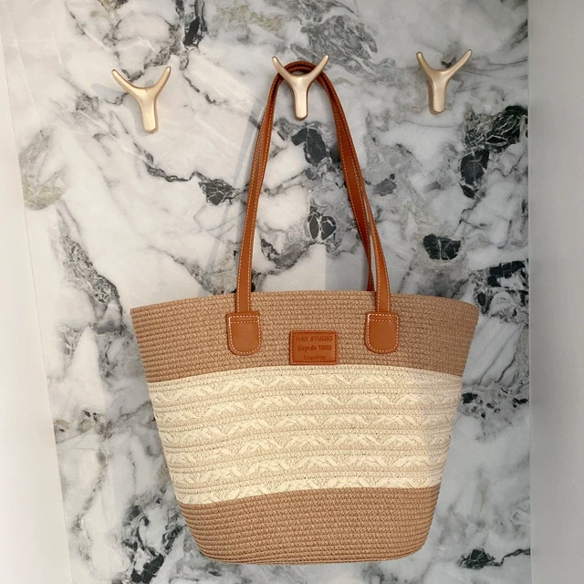 【麦穗】草编织包包女大容量2025新款百搭单肩质感海边度假沙滩包