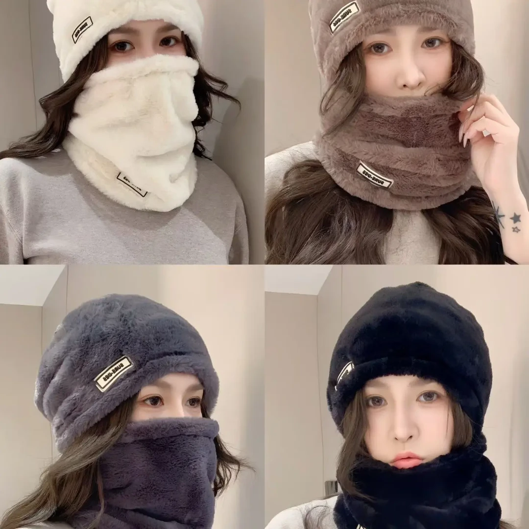 多功能脖套 帽子两用  冬季加绒加厚防风防寒户外#2589