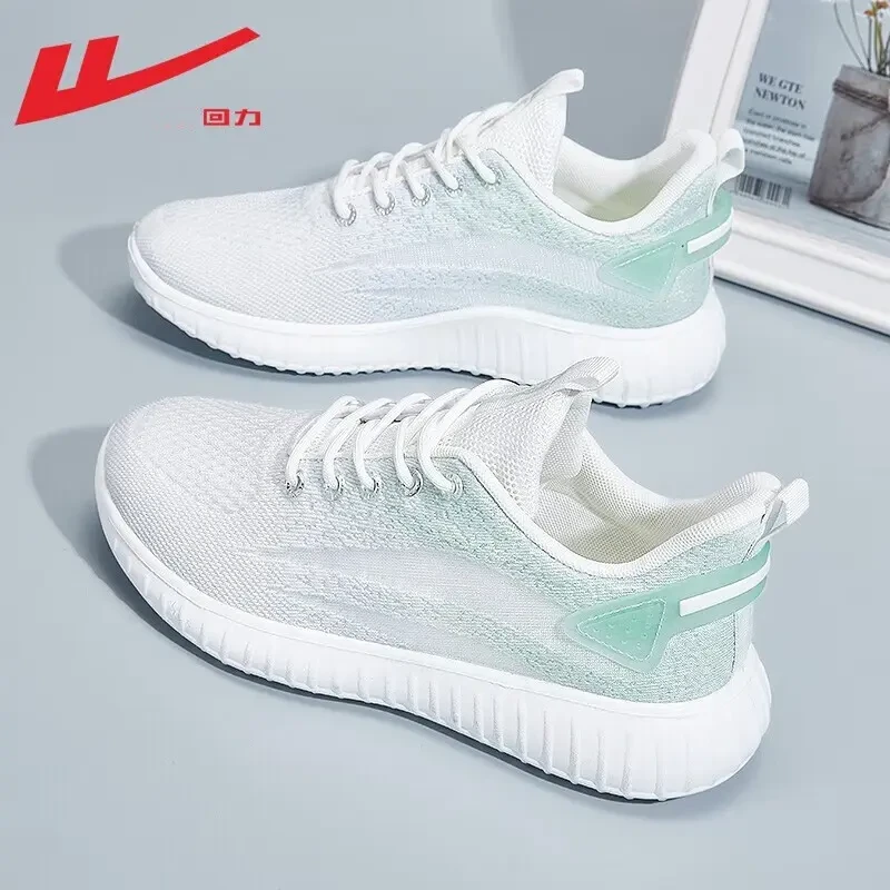 回力镂空网眼网鞋女秋季新款透气薄款轻便跑步减震休闲运动妈妈鞋
