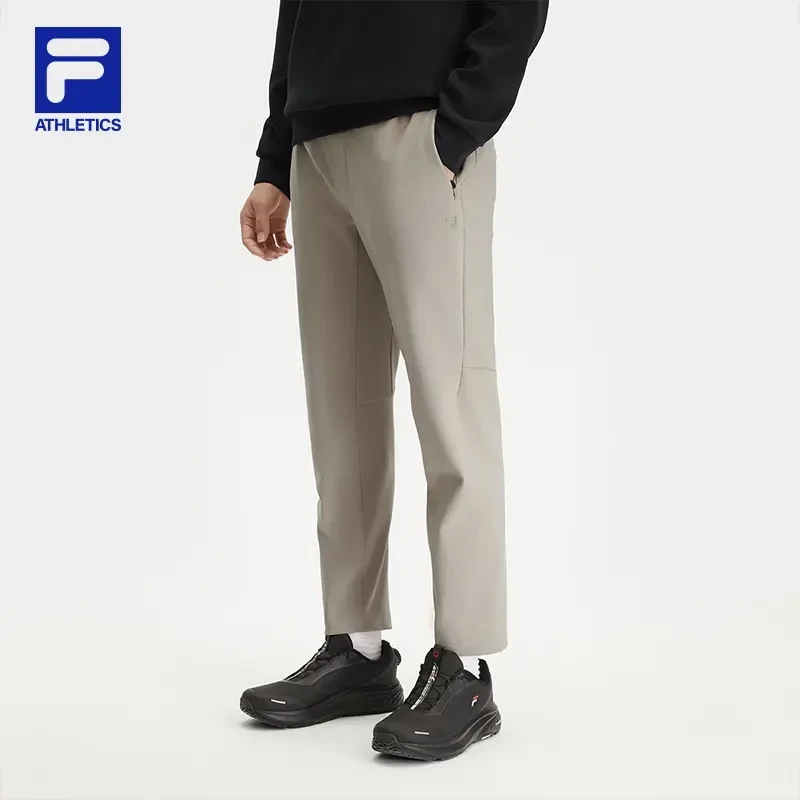 Fila/斐乐男【早春裤吧弹力全能裤】百搭保暖直筒运动裤A11M441610F