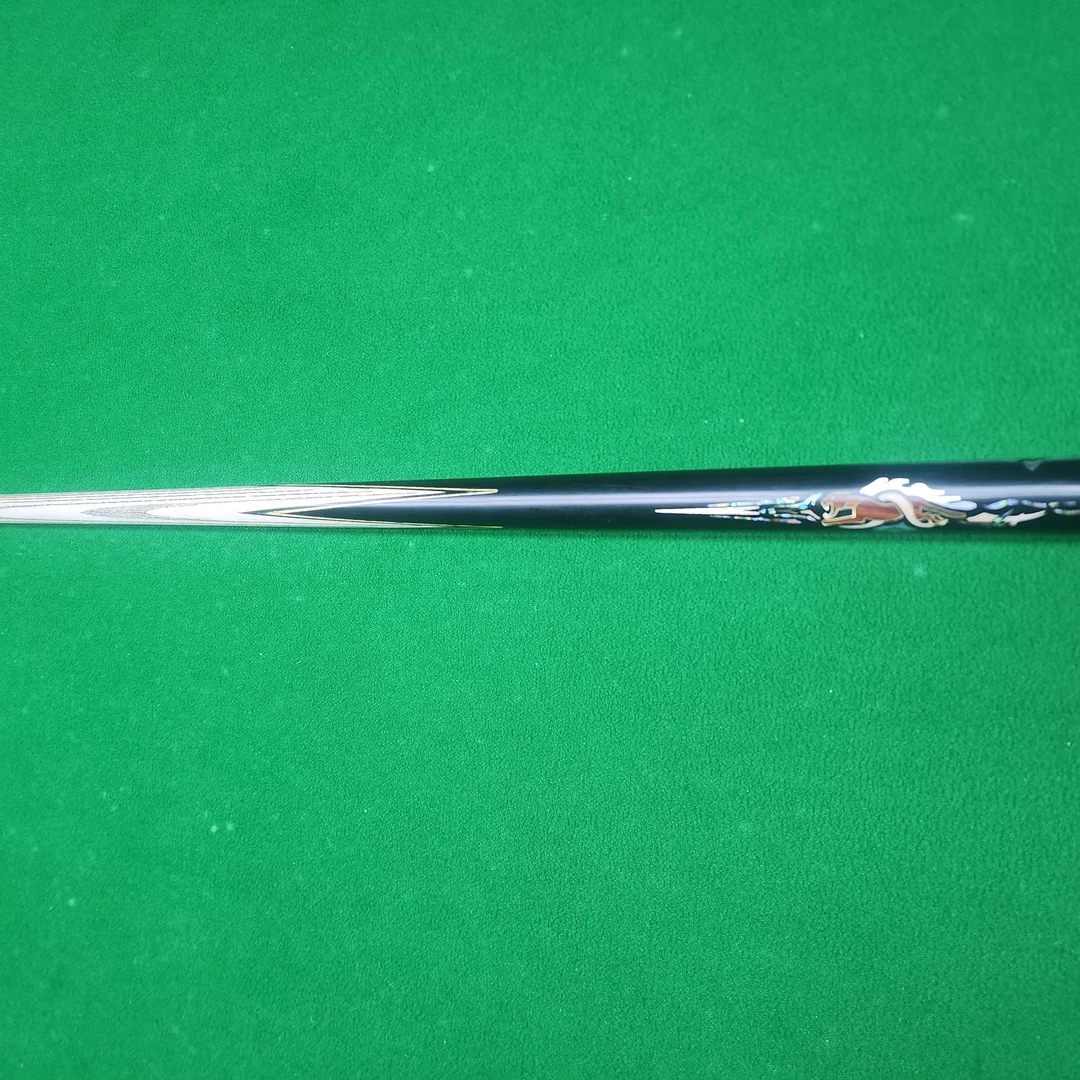 中式黑八小头3/4分体台球杆硬核设计手工镶嵌