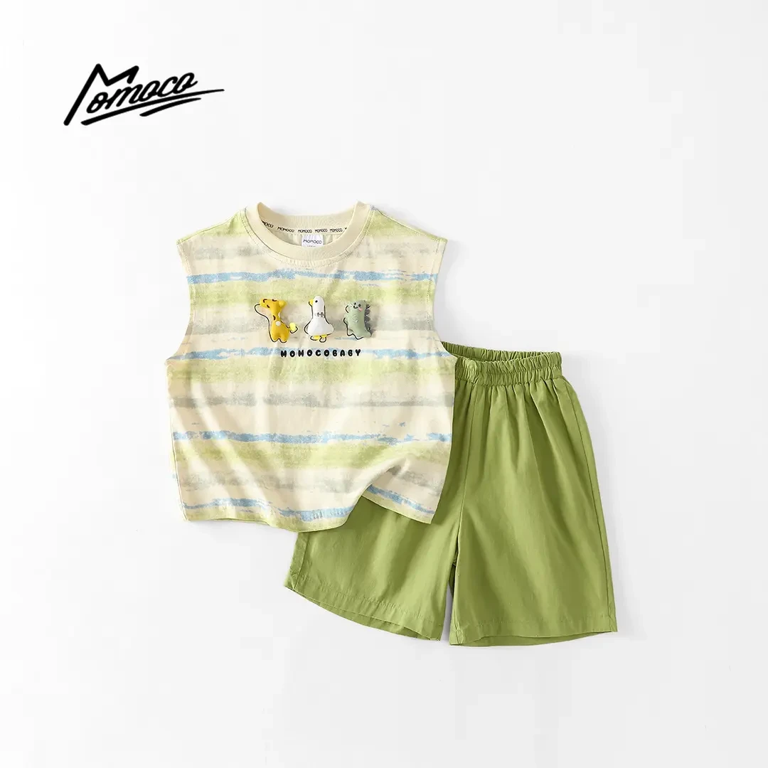 MOMOCO夏季新款男女童百搭童趣恐龙套装玩偶套装77230578383
