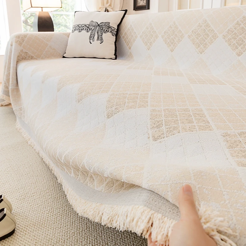 2025新款防猫抓沙发巾四季通用沙发盖布全盖沙发套罩防尘沙发盖垫