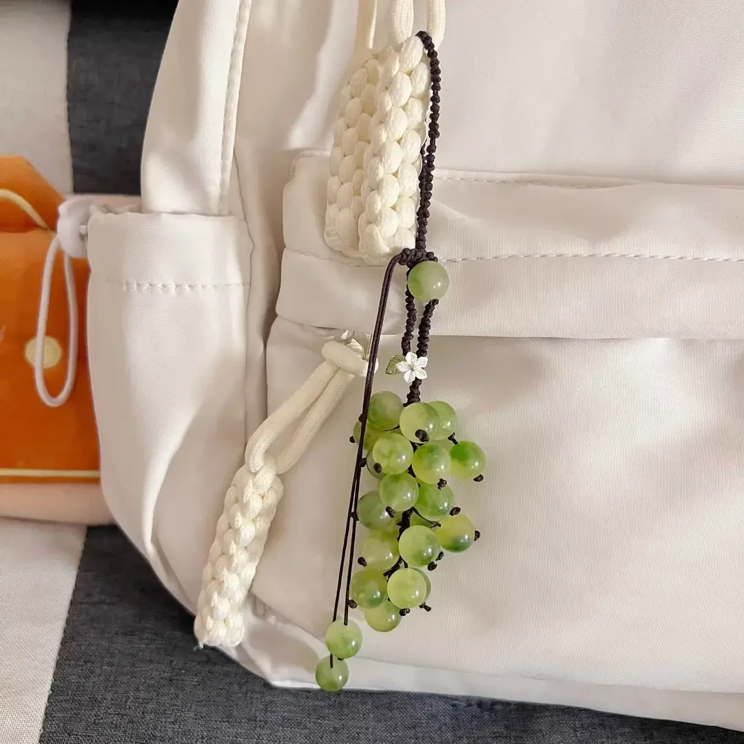 【咕噜】小清新DIY手工夏日青提背包钥匙扣挂件材料包创意礼物饰品